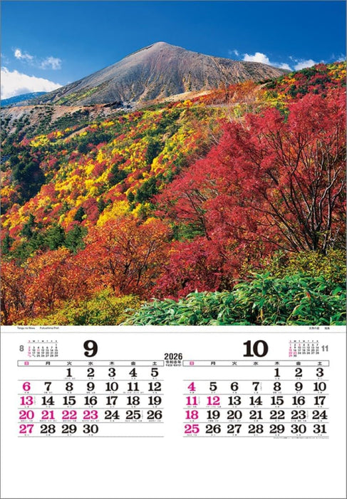 Todan 2026 Wall Calendar Japan (Film) TD-501 CL26-1042