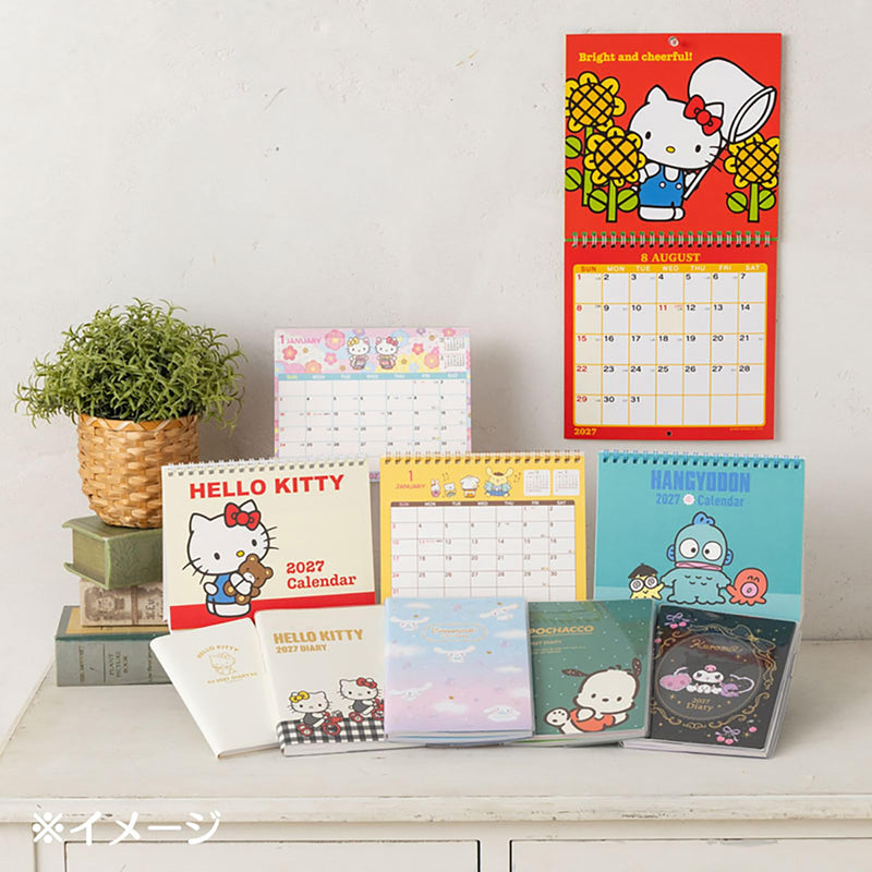 Sanrio Ring Calendar 2027 HANAMARUOBAKE Desk Calendar 921475