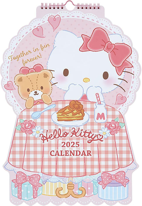 Sanrio Die Cut Calendar 2025 Hello Kitty Wall Calendar 454419