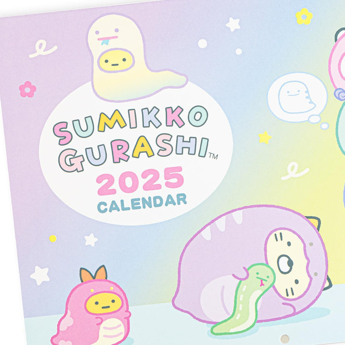 Sumikko Gurashi Wall Calendar 2025 A4 CD39101