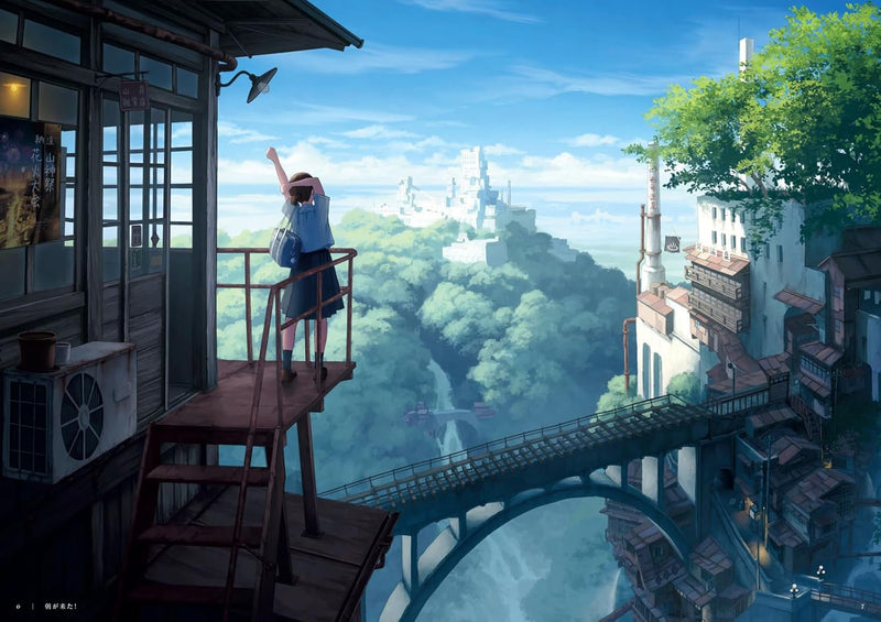 Machi Akari - Pochi 'Haikyo no Machi' Artworks