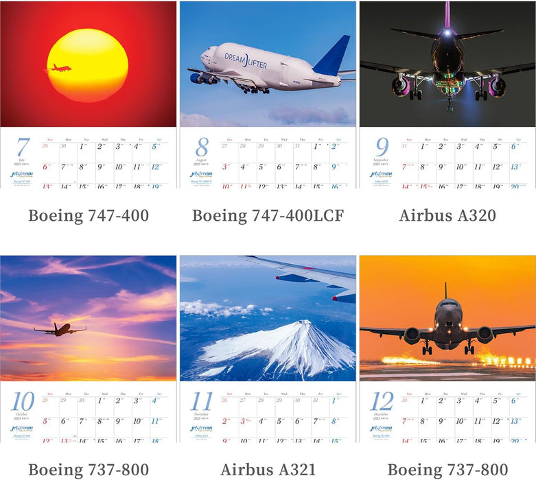 Shashin Koubou Jetstream 2025 Wall Calendar (with Holder) 300 x 420mm