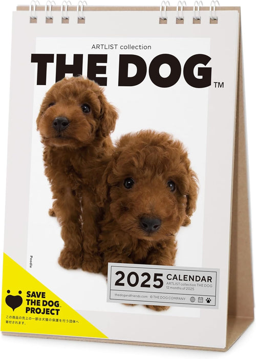 THE DOG 2025 Desk Calendar [Poodle]