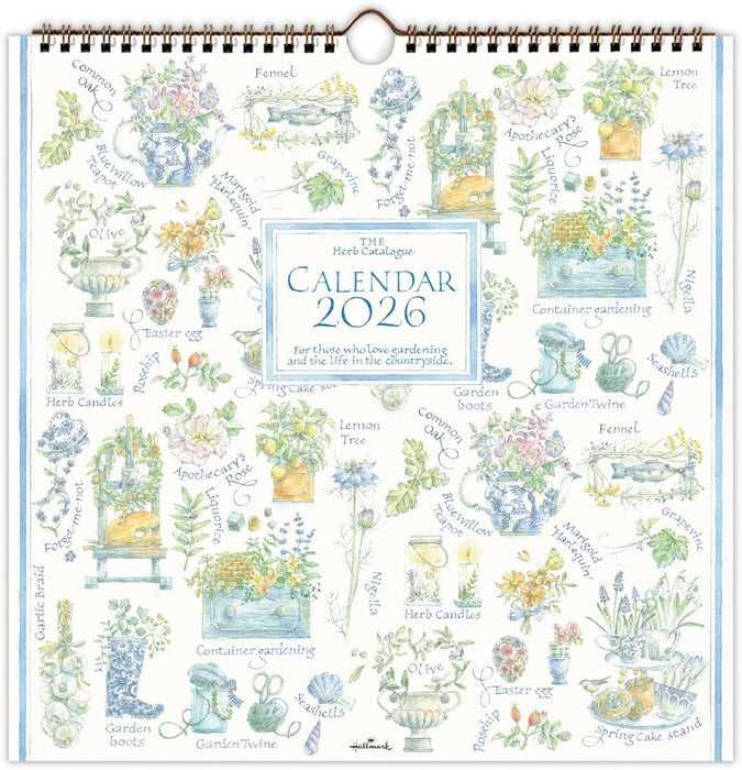 Hallmark 2026 Wall Calendar The Herb Catalogue Large 845315
