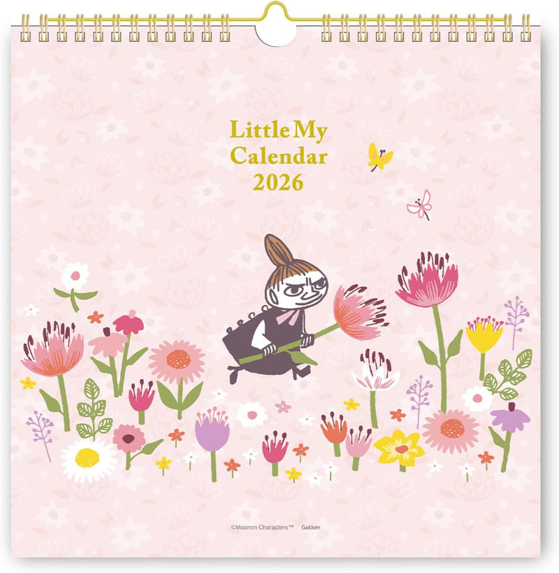 Gakken Sta:Ful 2026 Calendar Moomin Wall Calendar Little My AM14004
