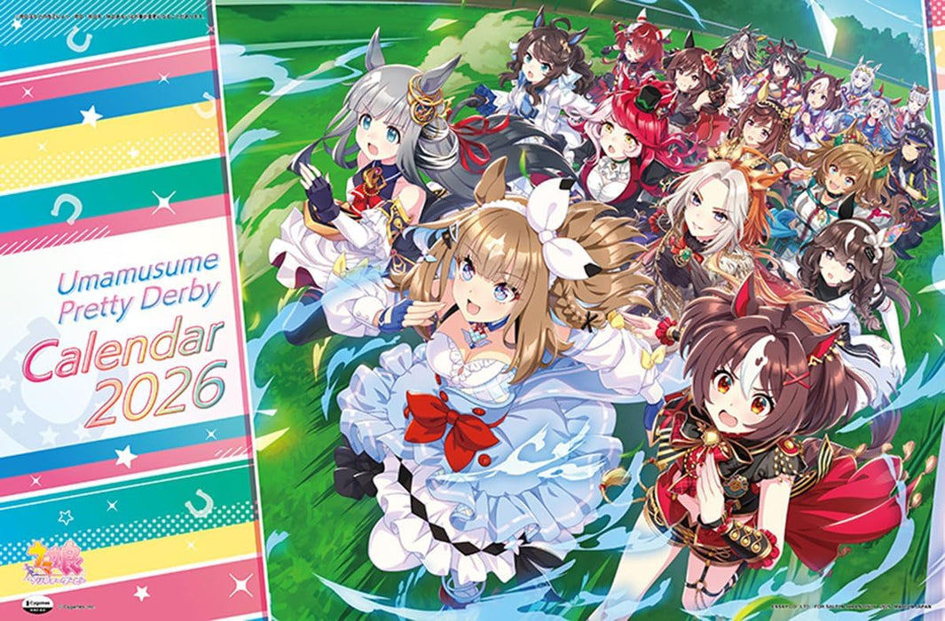 Ensky Uma Musume Pretty Derby 2026 Wall Calendar CL-041