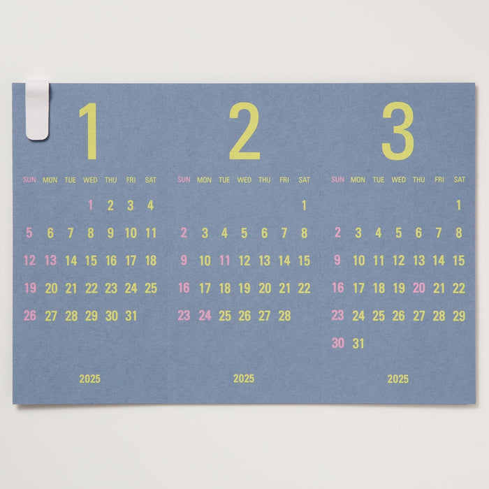 Replug 2025 Desk Calendar Triangler 2025 Limited Color A25-445