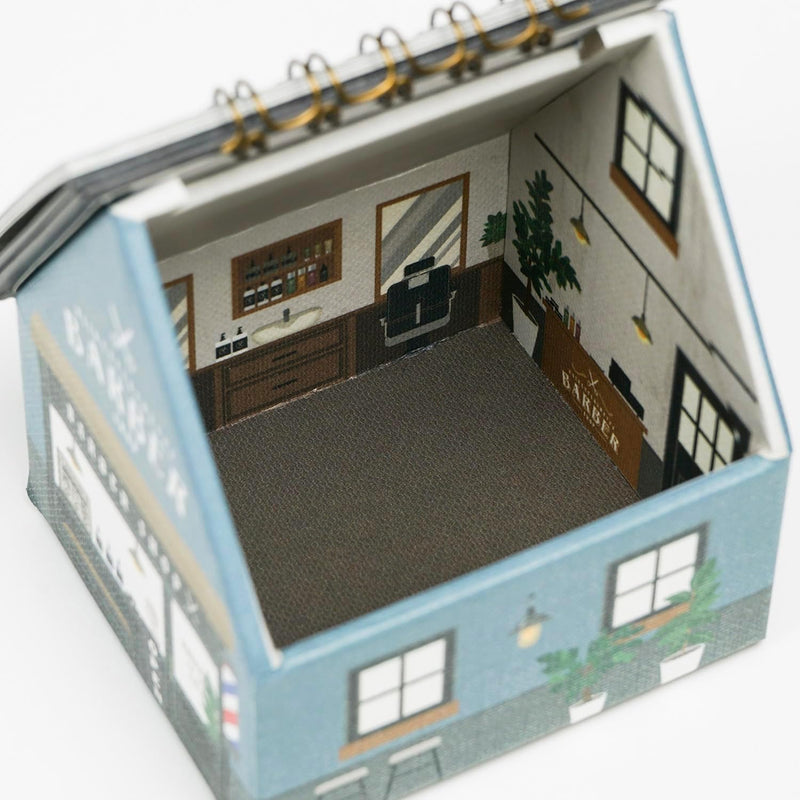 Greeting Life 2026 Desk Calendar House Box Barber Shop C-1730-TK