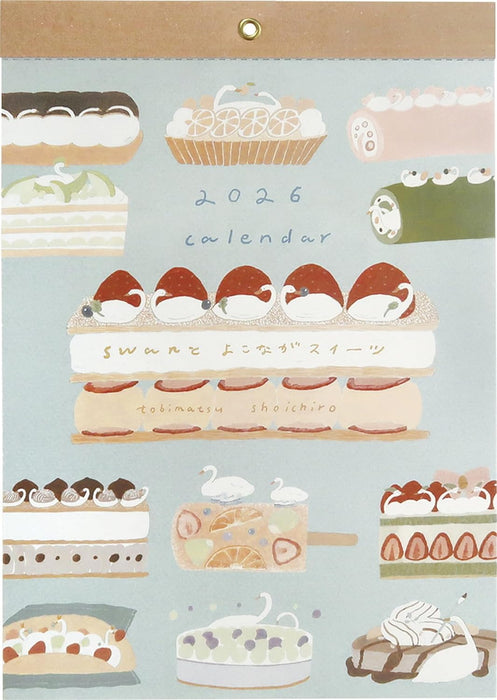 EL COMMUN MATOKA 2026 Wall Calendar Swan CAL-167