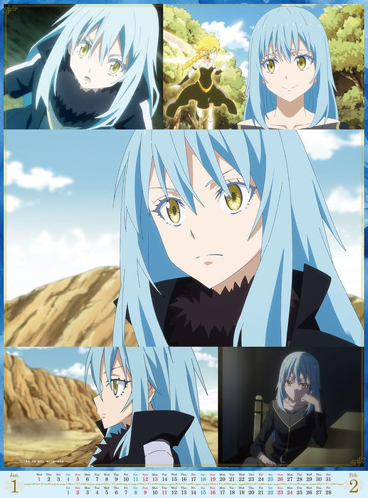 Try-X That Time I Got Reincarnated as a Slime (Tensei shitara Slime Datta Ken) 2025 Wall Calendar CL-025 A2