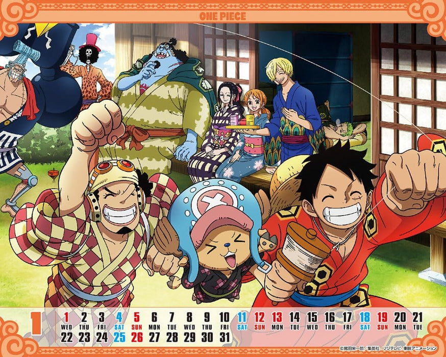 Toei Animatio 2025 ONE PIECE Desk Calendar CL-015