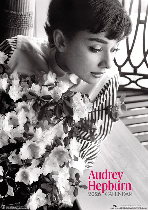 Try-X 2026 Wall Calendar Audrey Hepburn CL-341 B2