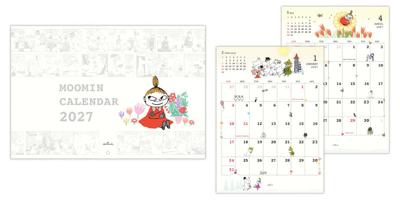 Hallmark Moomin Little My 2027 Wall Calendar Large 853259