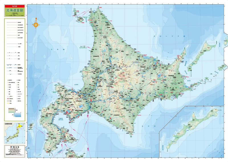 Regional Map: Complete Hokkaido Area