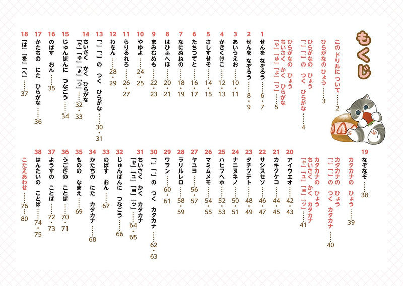 mofusand Learning Drill: Hiragana & Katakana