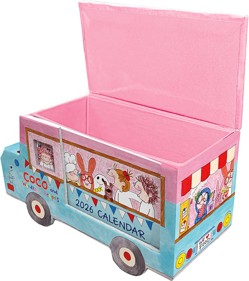 Greeting Life 2026 Desk Calendar Car Box COCO and Wondrous Gang C-1737-RY