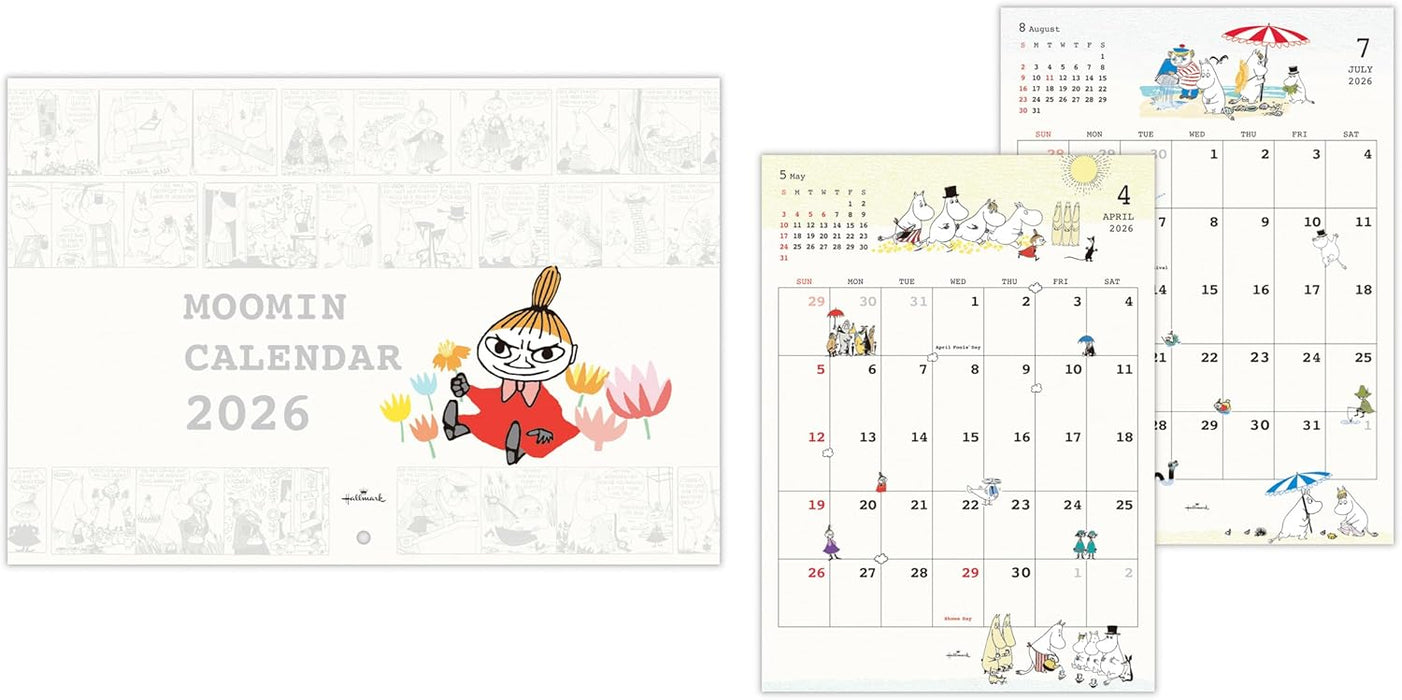 Hallmark Moomin Little My 2026 Wall Calendar Small 845469