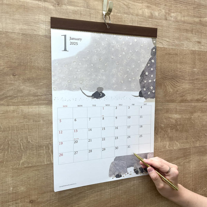 Gakken Sta:Ful 2025 Calendar Leo Lionni's Friends Wall Calendar M14095