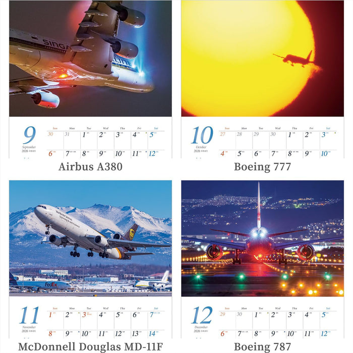 Shashin Koubou Jetstream 2026 Wall Calendar (with Holder) 300 x 420mm