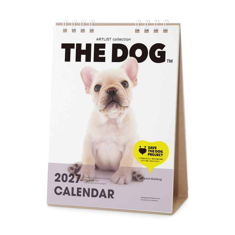 THE DOG 2027 Desk Calendar [French Bulldog]