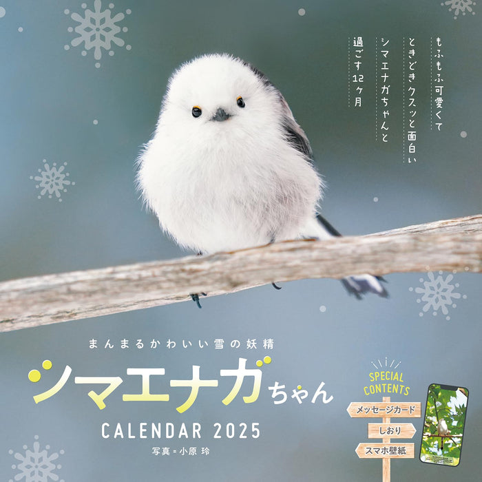 Manmaru Kawaii Snow Fairy Shimaenaga-chan CALENDAR 2025 (Impress Calendar 2025)