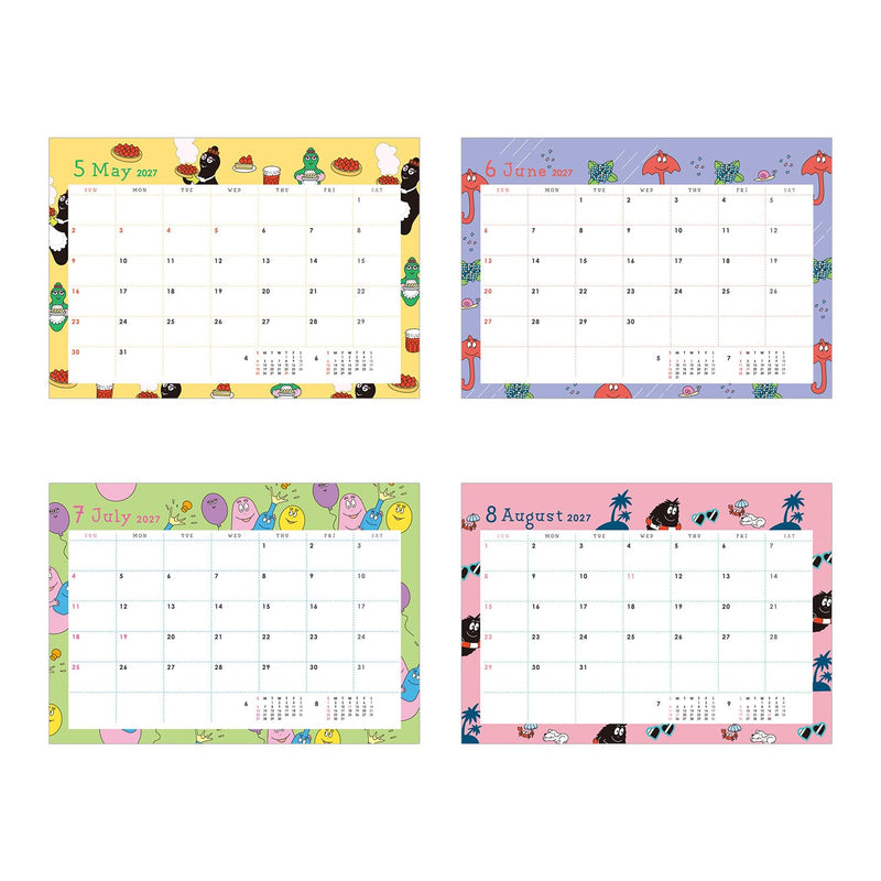 New Japan Calendar 2027 Desk Calendar Desk Schedule NK8510