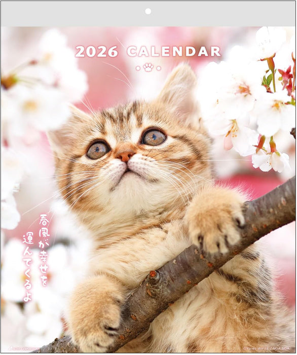 Active Corporation 2026 CAT Wall Calendar 26ACL-02