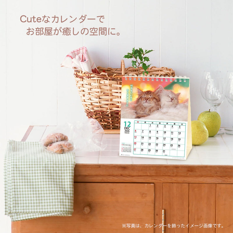 Active Corporation 2026 Desk Calendar Little Cat 26ACL-537