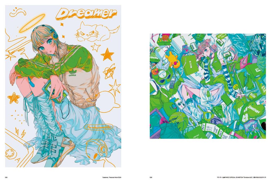 LUCKY najuco Illustration Works ILLUSTRATION MAKING & VISUAL BOOK