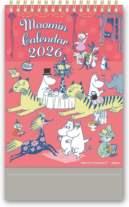 Gakken Sta:Ful 2026 Calendar Moomin Desk Calendar All Stars M09538