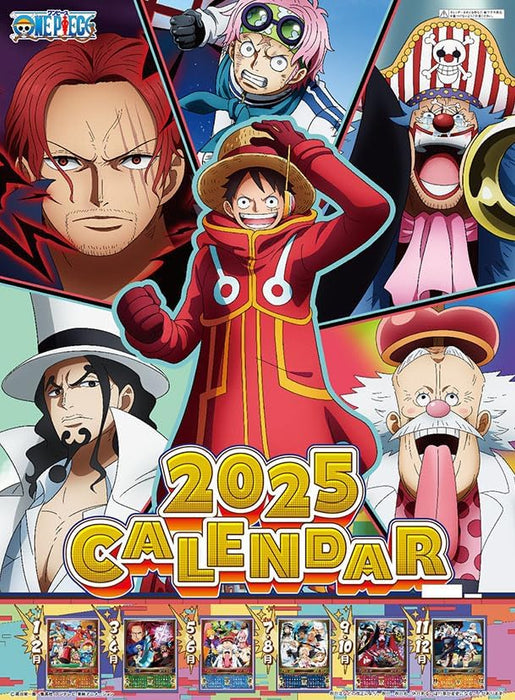 Toei Animatio 2025 ONE PIECE A2 Calendar CL-014