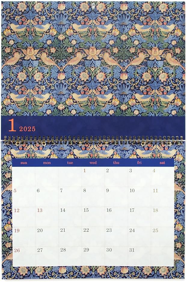 William Morris 2025 Wall Calendar  Large Size 4201K56-110
