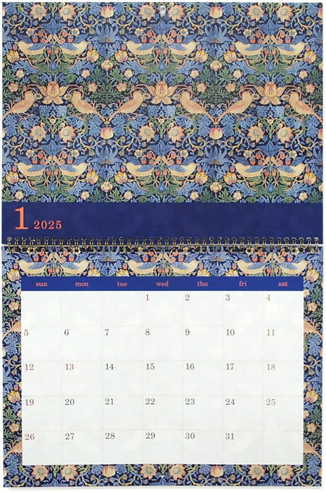 William Morris 2025 Wall Calendar  Large Size 4201K56-110