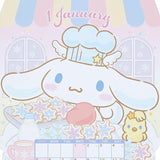 Sanrio Die Cut Calendar 2025 Cinnamoroll Wall Calendar 454516