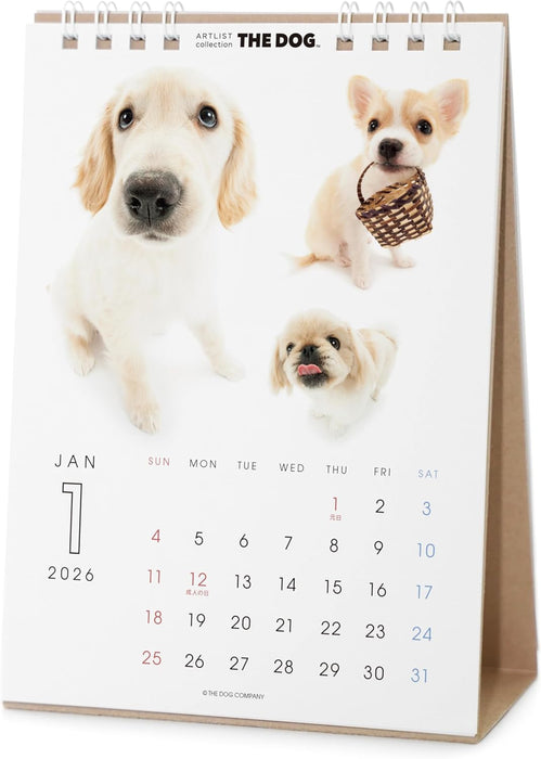 THE DOG 2026 Desk Calendar [All Stars]