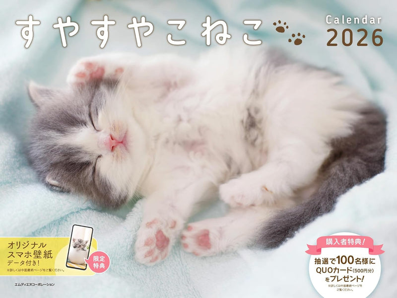 2026 Sleepy Kittens Calendar