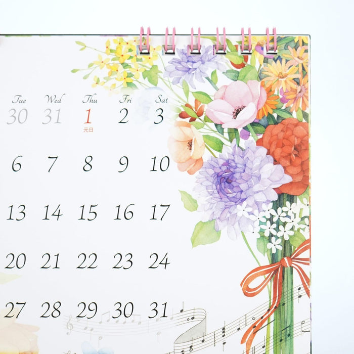 Frotia 2026 Desk Calendar Modern Flowers S CAL-222