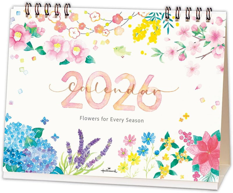 Hallmark 2026 Desk Calendar Flowers for Every Season 845520