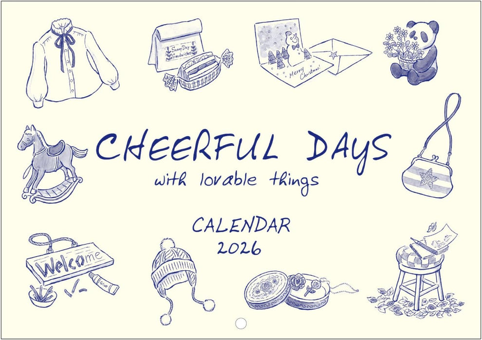 Active Corporation 2026 Wall Calendar Cheerful Days 26ACL-20