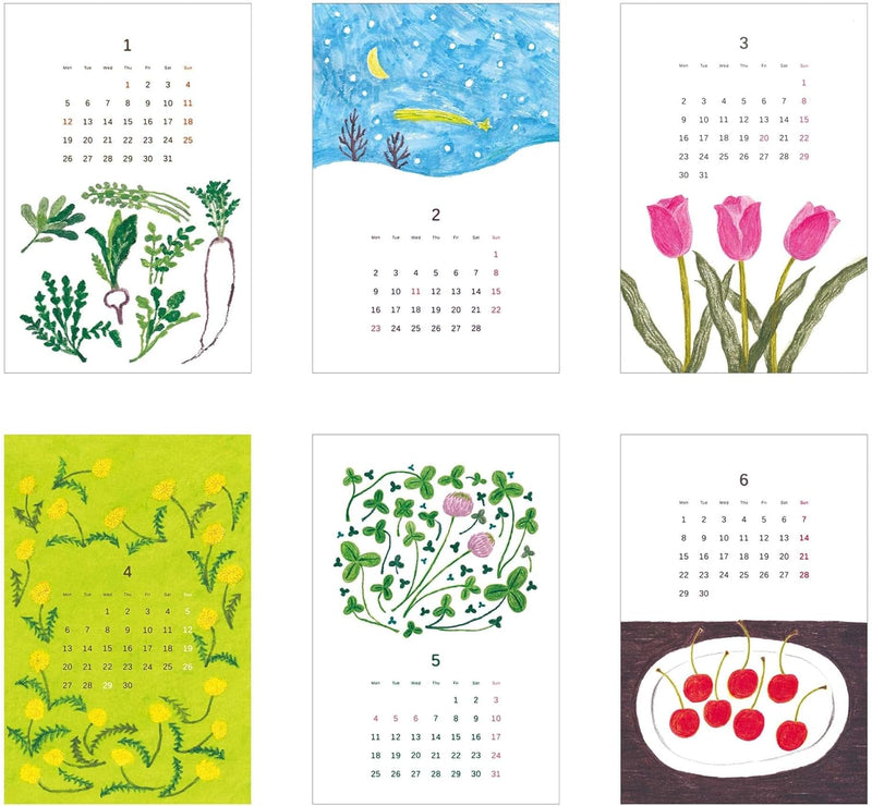 EL COMMUN MATOKA 2026 Desk Calendar Poetry CAL-149