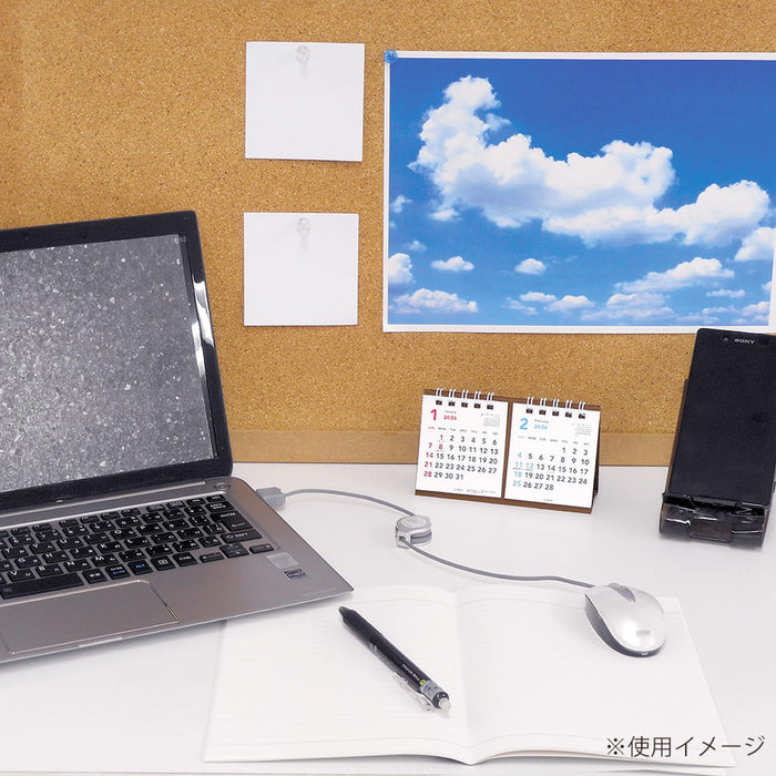 M-PLAN 2026 Cubics Desk Calendar Petit Petit 2-Month Basic 204019-01-58