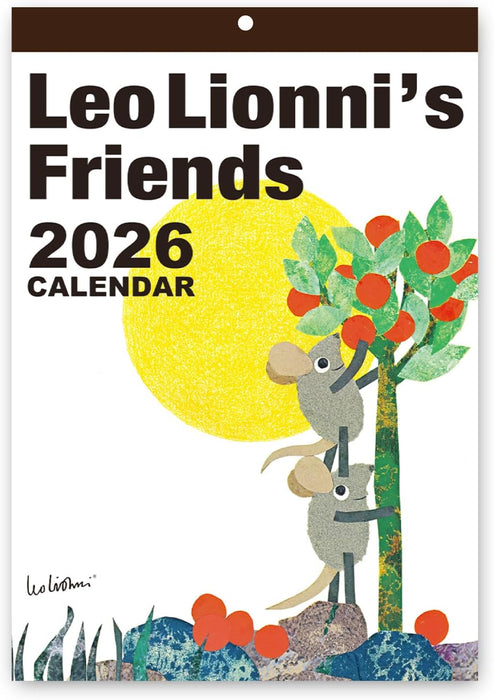 Gakken Sta:Ful 2026 Calendar Leo Lionni's Friends Wall Calenda AM14005