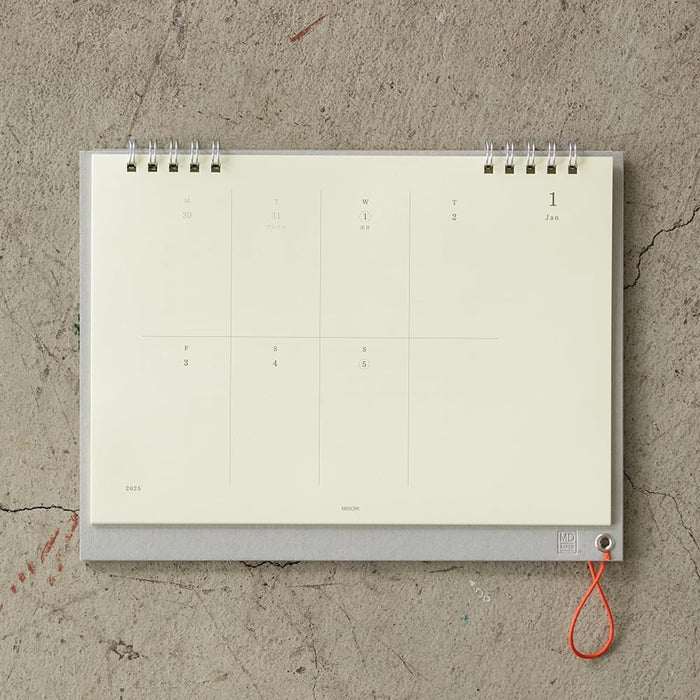 Midori 2025 Desk Calendar MD Calendar Weekly + Memo 31344006