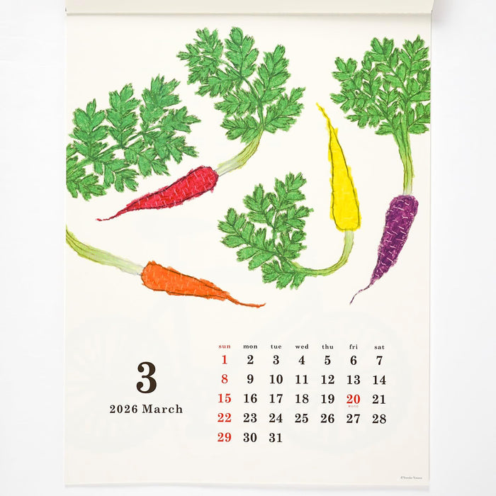 Greeting Life 2026 Wall Calendar Yusuke Yonezu C-1673-YZ