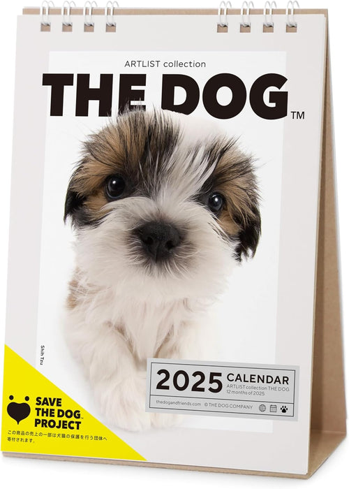 THE DOG 2025 Desk Calendar [Shih Tzu]