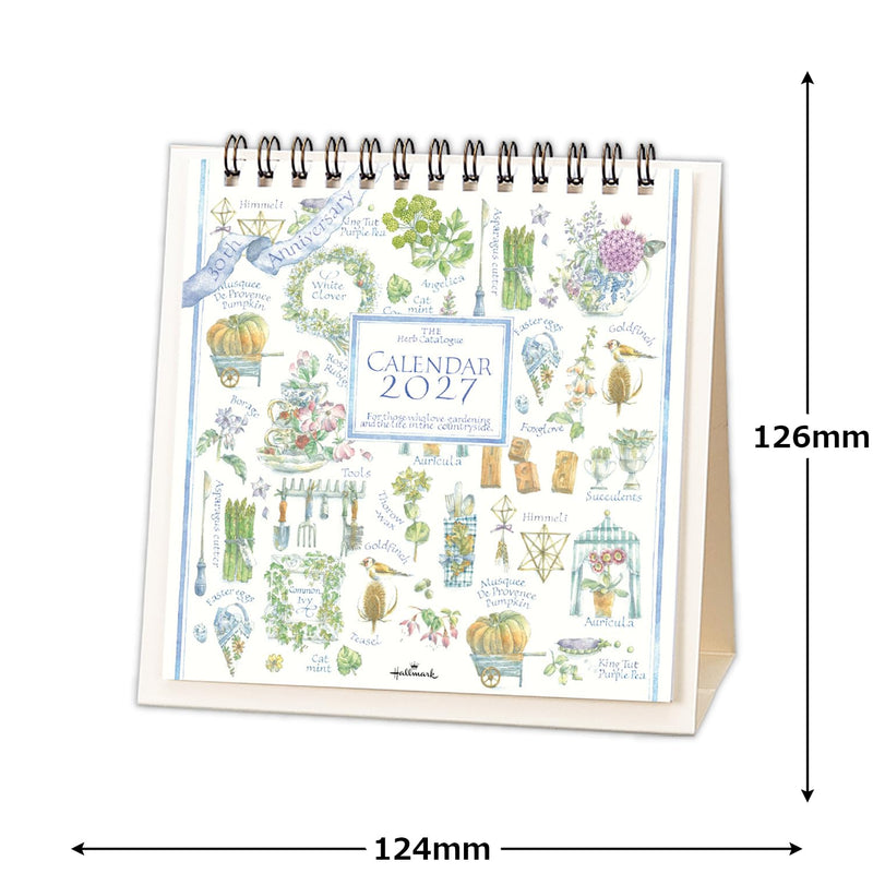 Hallmark 2027 Desk Calendar The Herb Catalogue 853426