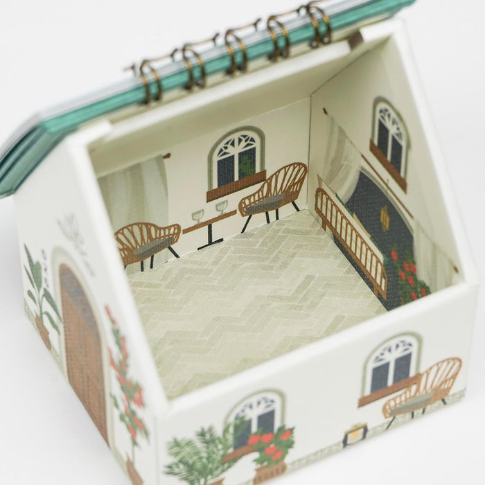 Greeting Life 2026 Desk Calendar House Box Flower C-1731-TK