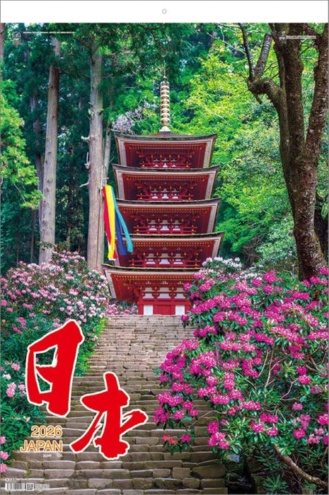 Todan 2026 Wall Calendar Japan (Film) TD-501 CL26-1042