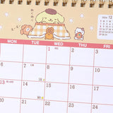 Sanrio Ring Calendar 2025 Pompompurin Desk Calendar with Schedule Stickers 451347