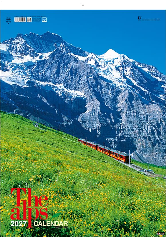 Todan 2027 Wall Calendar The Alps CL27-1028